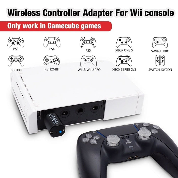 Wireless Game Controllers Adapter For Nintendo Gamecube
