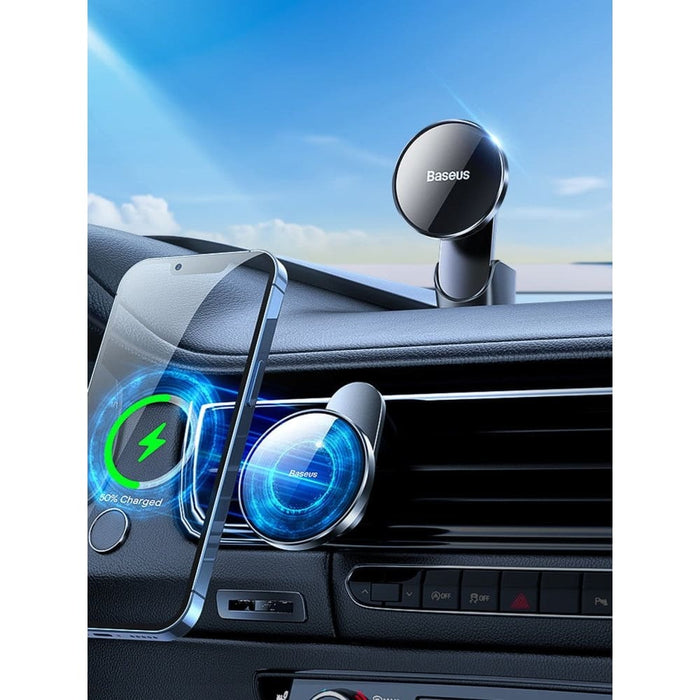 Wireless Magnetic Car Charging Phone Holder for Apple