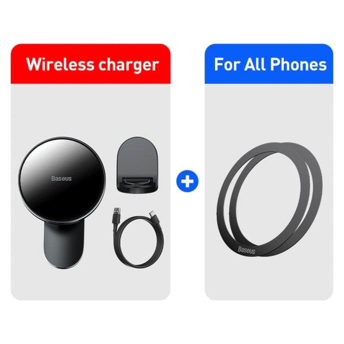 Wireless Magnetic Car Charging Phone Holder for Apple