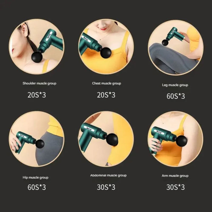 Wireless Mini Fascia Gun for Neck Muscle Massage