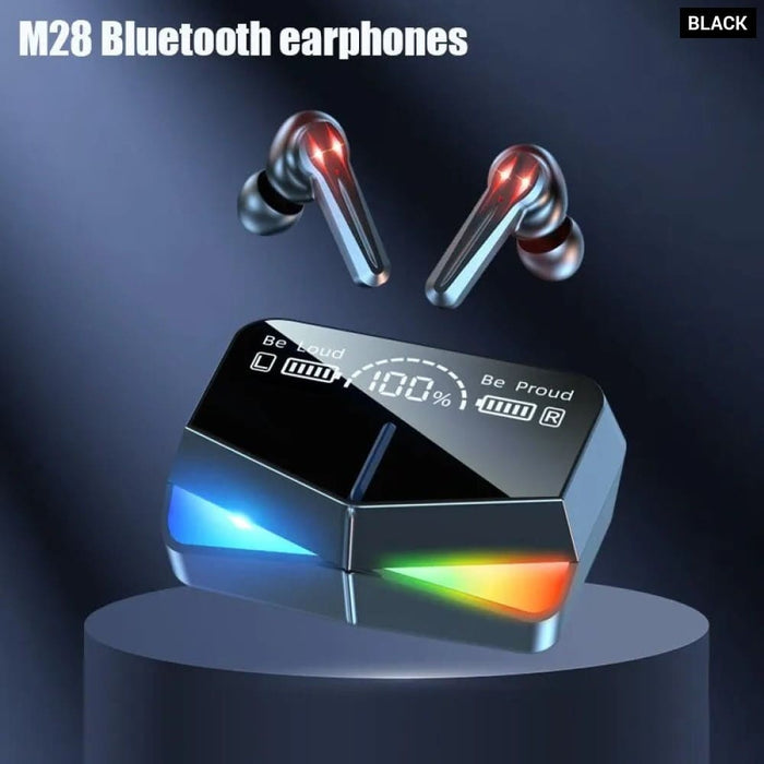 Wireless Stereo Hifi Bluetooth Led Digital Display Earbuds