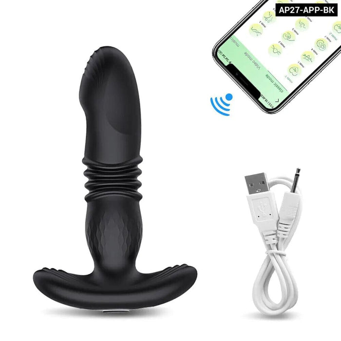 Wireless Telescopic Butt Plug for Anal Pleasure