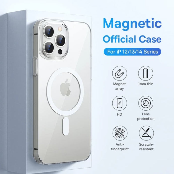 Wireless Transparent Magnetic Phone Charging Cover