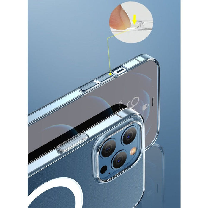 Wireless Transparent Magnetic Phone Charging Cover