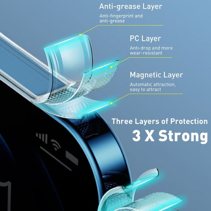 Wireless Transparent Magnetic Phone Charging Cover