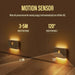 Wireless Usb Charging Motion Sensor Wall Light for Bedroom