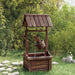 Wishing Well Fountain With Pump 57x50x112 Cm Solid Wood Fir