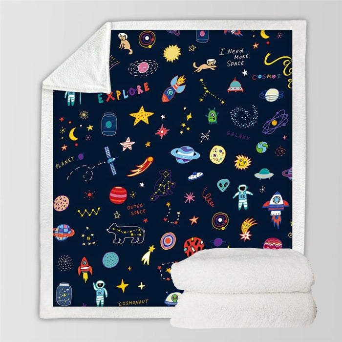 Witchcraft Throw Blanket Sun And Moon Sherpa Celestial Soft