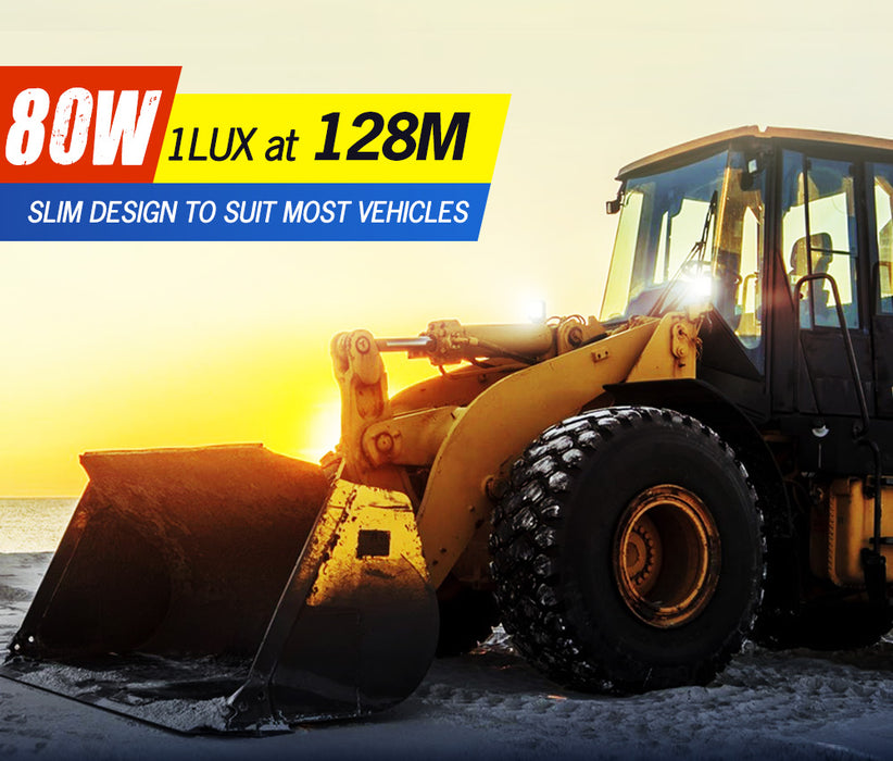 10X 4Inch Led Light Bar Flood Driving Work Lamp Offroad 4Wd Reverse