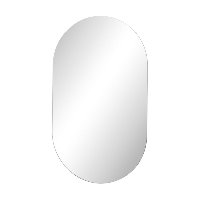 Wall Mirrors Oval Makeup Mirror Bathroom Frameless 84X50Cm