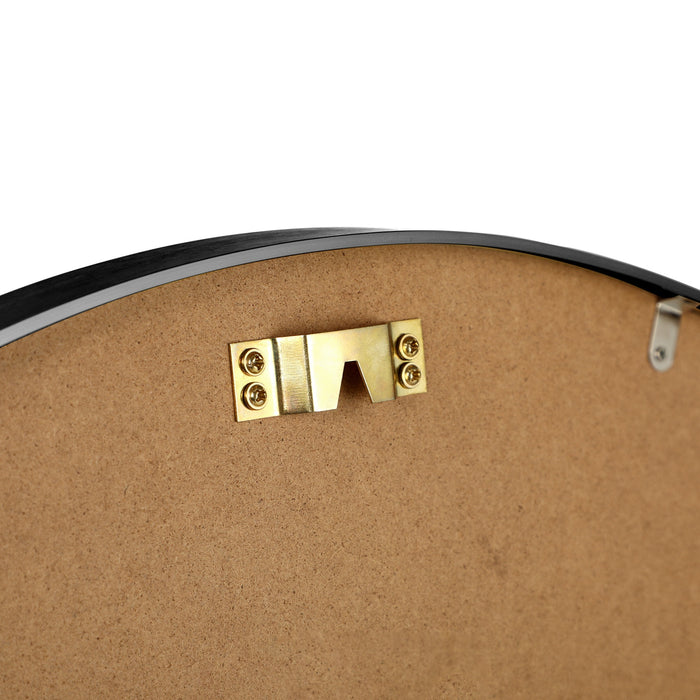 Wall Mirrors Round Makeup Mirror Vanity Home Decor 50Cm Black Bedroom