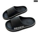 Women Letter Slippers Beach Slides Solid Colour Mens Thick