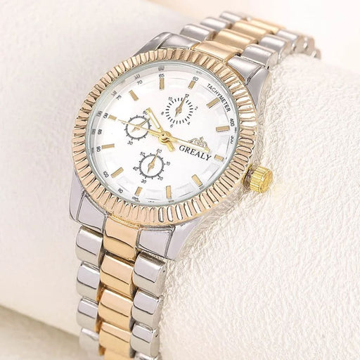 Women Quartz Watch Dainty Casual Business Circular Pointer