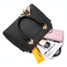 Women Tassel Leather Embroidery Crossbody Shoulder Bag
