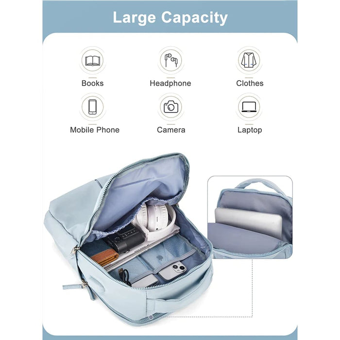 Womens 15.6 Inch Laptop Backpack with Usb Port