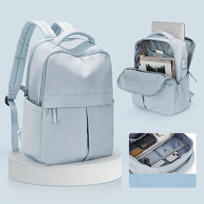 Womens 15.6 Inch Laptop Backpack with Usb Port