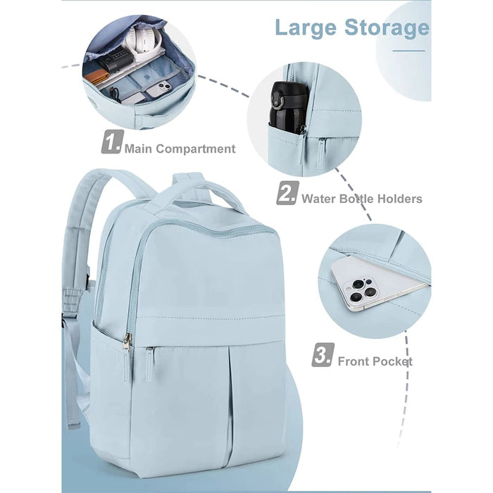 Womens 15.6 Inch Laptop Backpack with Usb Port