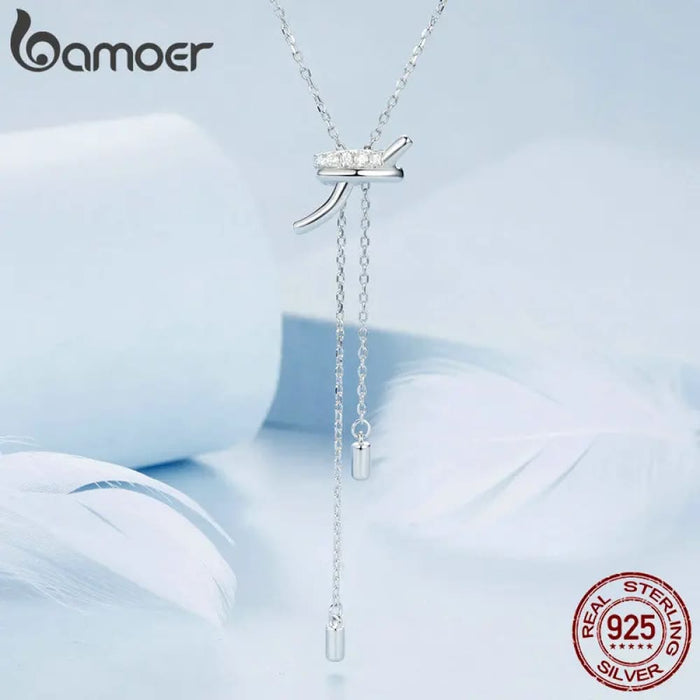 Womens 925 Sterling Silver Adjustable Knots Pendant