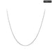 Womens 925 Sterling Silver Basic Chain Necklace Collection