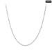 Womens 925 Sterling Silver Bead Ball Chain Necklace Solid