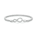 Womens 925 Sterling Silver Infinite Love Basic Bracelet