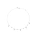 Womens 925 Sterling Silver Stackable Clavicle Necklace