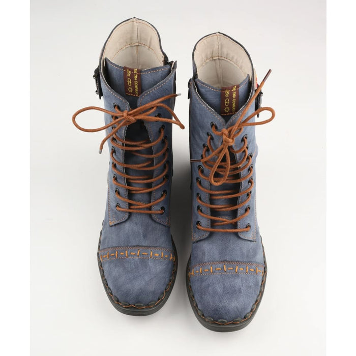 Womens Autumn/winter Vintage Fashion Solid Colour Leather