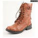 Womens Autumn/winter Vintage Fashion Solid Colour Leather