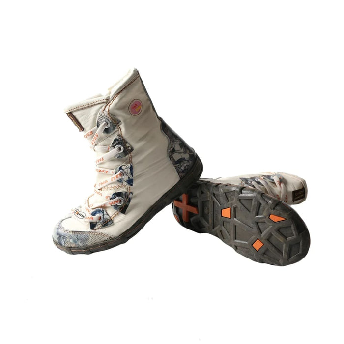 Womens Camo Pu Leather Fashion Short Duck Boots