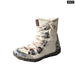 Womens Camo Pu Leather Fashion Short Duck Boots