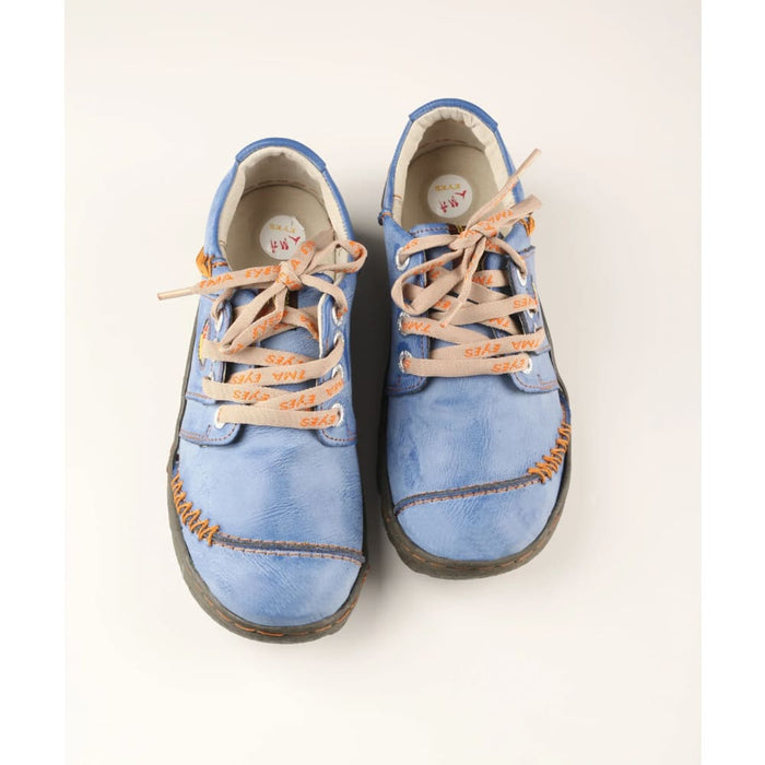 Womens Casual Shoes With Hand Stitching And Solid Colour