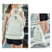 Womens Gym Backpack with Shoe Compartment
