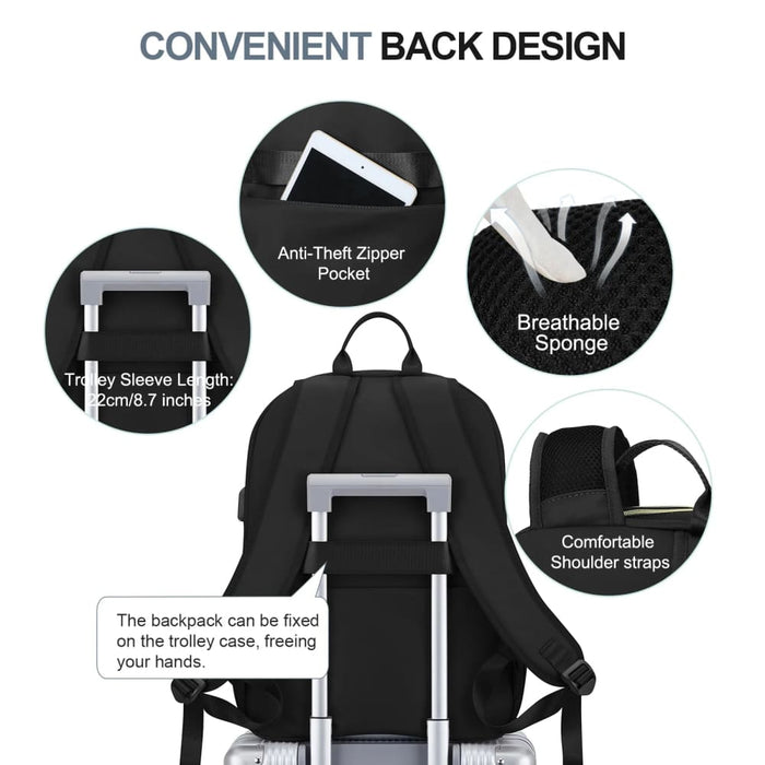 Womens Laptop Backpack for Work Travel