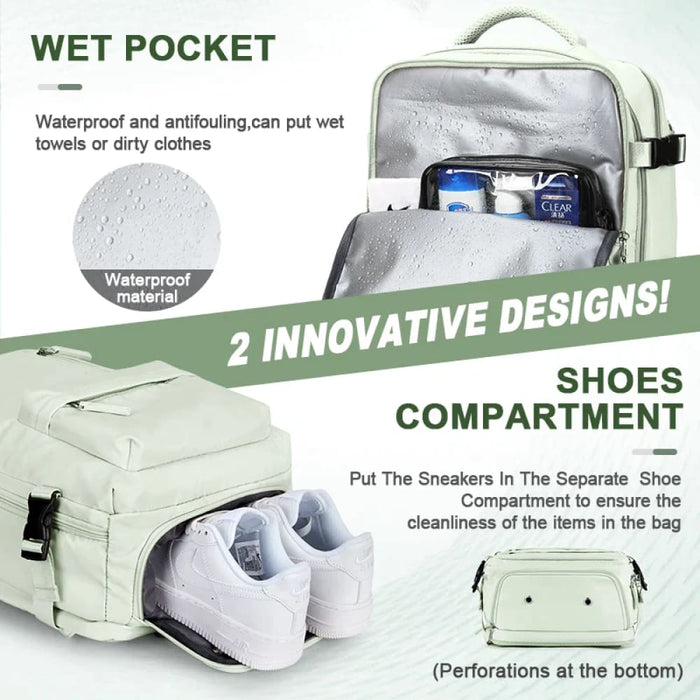 Womens Travel Backpack for 15.6 Inch Laptop