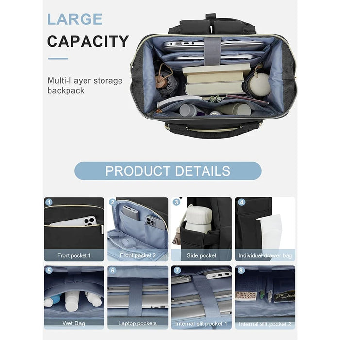 Womens Travel Backpack with Usb Port