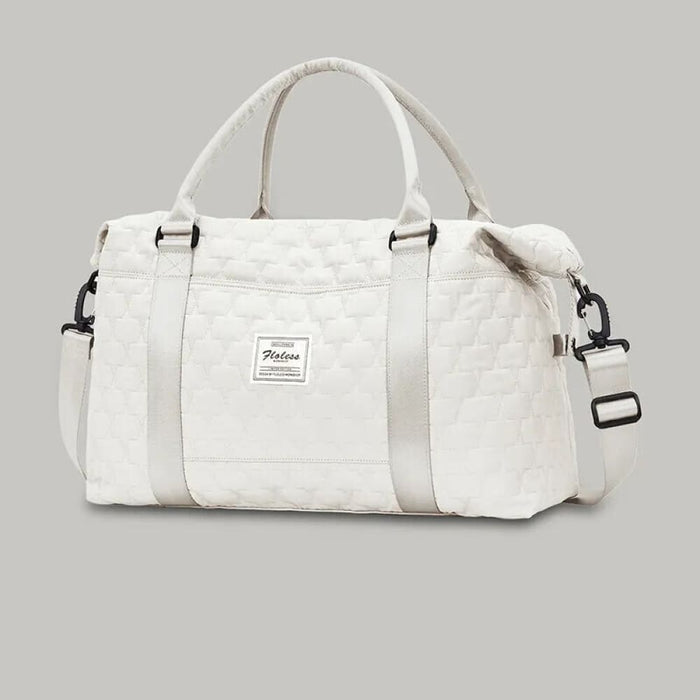 Womens Travel Duffle Bag with Trolley Sleeve and Wet Pocket