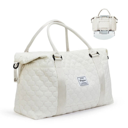 Womens Travel Duffle Bag with Trolley Sleeve and Wet Pocket