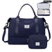Womens Weekender Bag with Shoe Compartment and Toiletry Kit