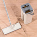 Wooden Flat Squeeze Mop Floor with Bucket Water for Home