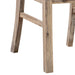 2x Wooden Frame Leatherette In Solid Acacia Wood & Veneer