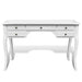Wooden French Desk with Curved Legs and 5 Drawers Xaoita