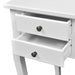 Wooden French Desk with Curved Legs and 5 Drawers Xaoita