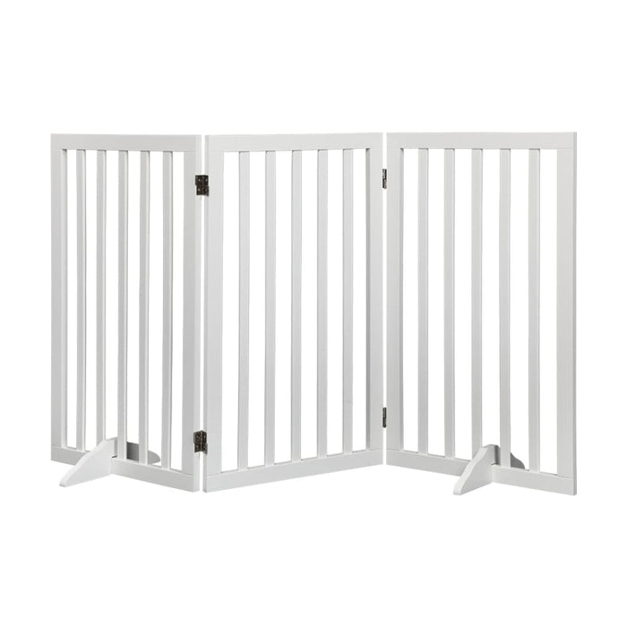 Goslash Picks Wooden Pet Gate Dog Fence Safety Stair