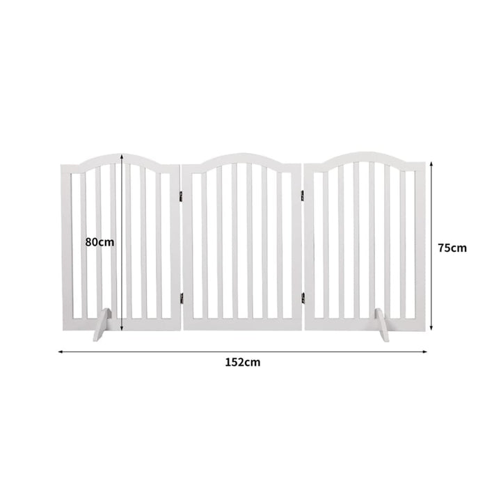 Goslash Picks Wooden Pet Gate Dog Fence Safety Stair