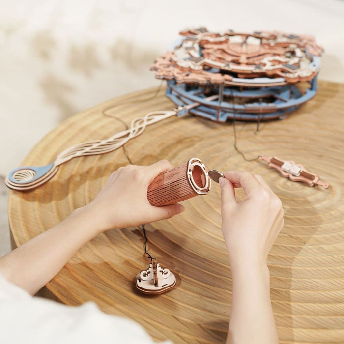 3d Wooden Puzzle Gift for Kids Adults Mechanical Design Diy