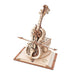 3d Wooden Puzzle Magic Cello Mechanical Music Box Moveable
