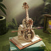 3d Wooden Puzzle Magic Cello Mechanical Music Box Moveable