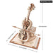 3d Wooden Puzzle Magic Cello Mechanical Music Box Moveable