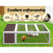 I.pet Wooden Rabbit Hutch Chicken Coop Run Cage Habitat
