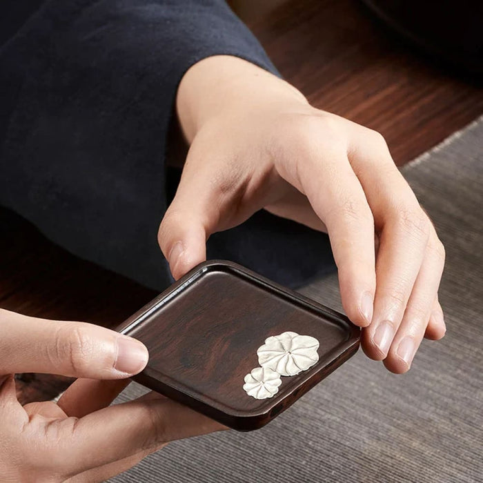 Wooden Tea Coaster Set for Kung Fu Ceremony
